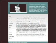 Tablet Screenshot of catherinecampolin.com